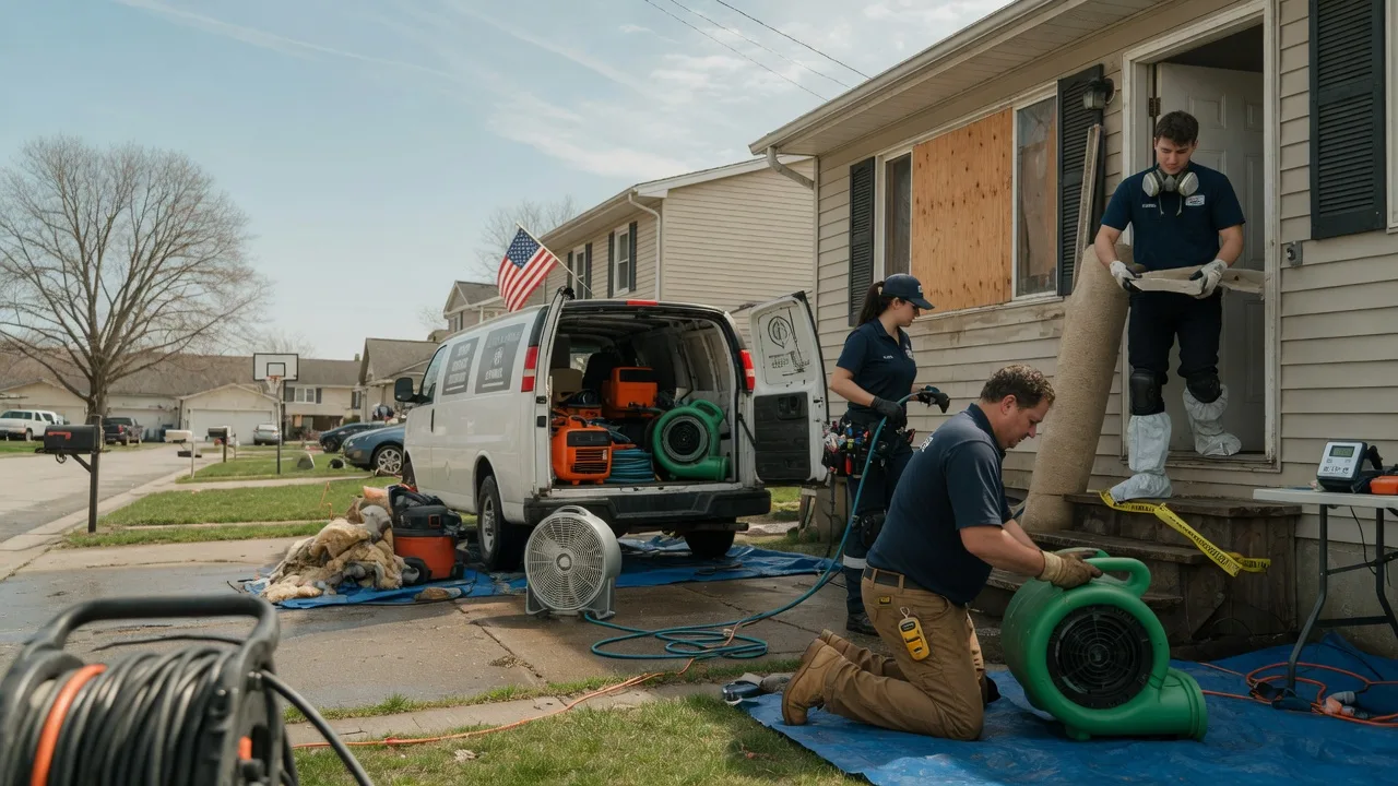 Water Damage Restoration in Clare, MI near me